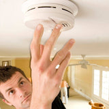 Firex Hardwire Smoke Detector 9V Battery Backup Front Load Battery Door (6-Pack)