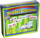 Dominoes Professional Numbered Double 15 Set with Color-Coded Numbers